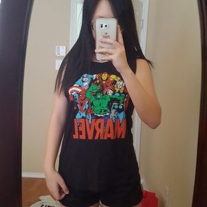 Hot Topic Marvel Muscle Tee / Tank Top